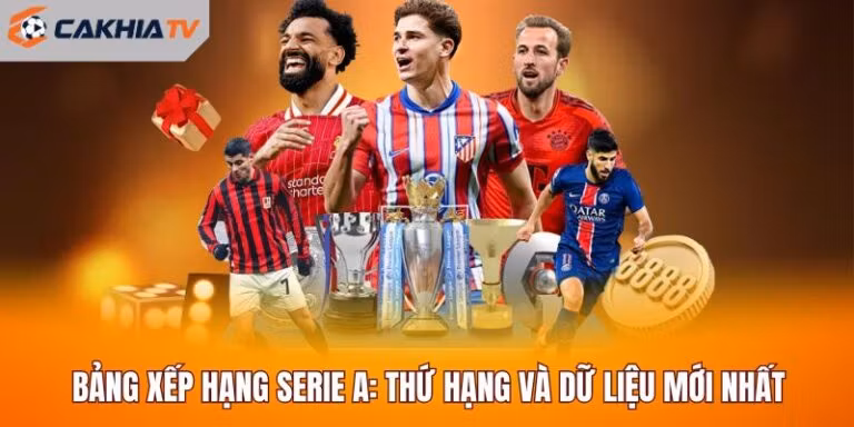 bảng xếp hạng Serie A